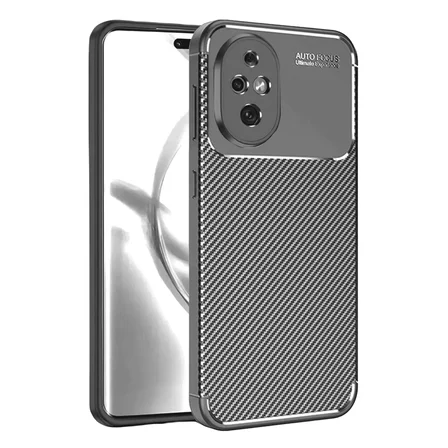 Newface Honor 200 Kılıf Auto Focus Karbon Kapak - Gri