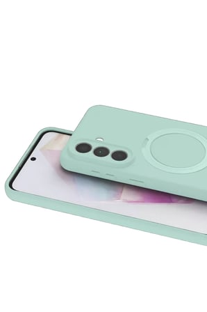 Newface Samsung Galaxy A57 5G Regal Magsafe Standlı Kapak - Su Yeşili
