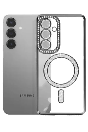 Newface Samsung Galaxy A57 5G Joke Simli Magneticsafe Kılıf - Siyah