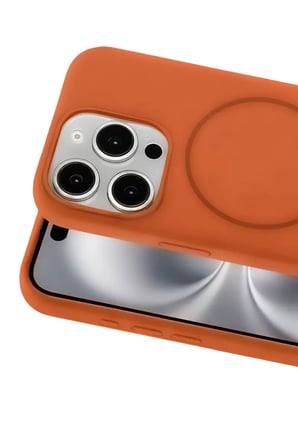 Joko Apple iPhone 15 Pro Max Kılıf Jully Magsafe Kapak - Turuncu