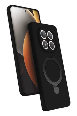 Newface Xiaomi Redmi Note 15 4G Regal Magsafe Standlı Kapak - Siyah