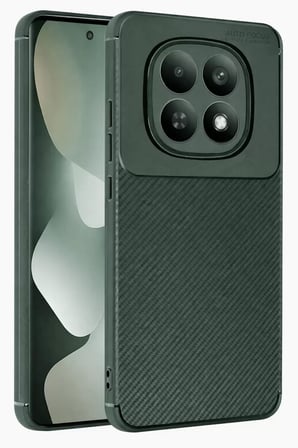 Newface Xiaomi Redmi Note 15 Pro Plus 5G Auto Focus Karbon Kapak - Koyu Yeşil