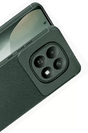 Newface Xiaomi Redmi Note 15 Pro Plus 5G Auto Focus Karbon Kapak - Koyu Yeşil
