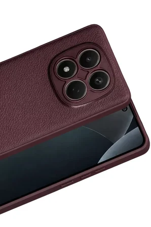 Newface Xiaomi Redmi Note 15 Pro 4G Thermax Silikon Kılıf - Bordo