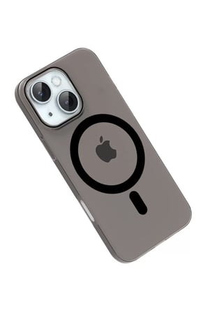 Joko Apple iPhone 15 PC Blank Magsafe Kapak - Siyah