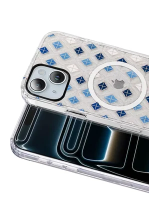 Onegif Apple iPhone 15 Desina Magsafe Kapak - Desen 4