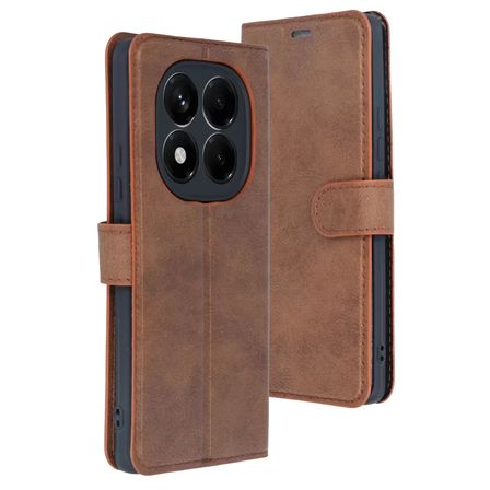 Newface Xiaomi Redmi Note 15 4G Trend S Plus Kapaklı Kılıf - Taba