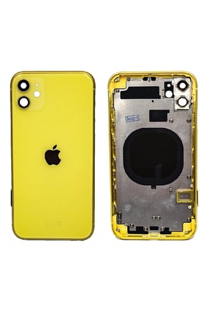 Iphone 11 Boş Kasa + Kapak Sarı