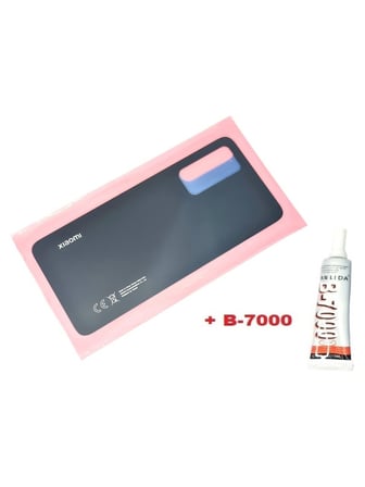 Mi 12 Lite Uyumlu Arka Pil Kapağı Yapıştırıcı (Siy