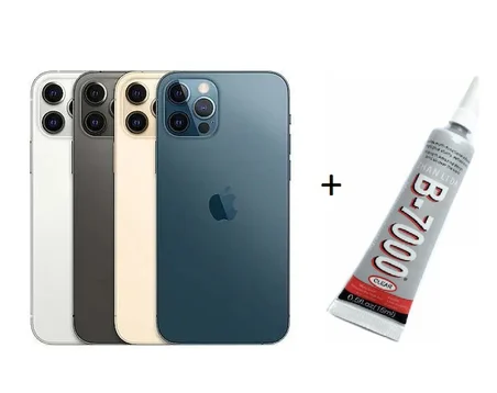 iPhone 12 PRO MAX Arka Batarya Pil Kapağı ALTIN (B