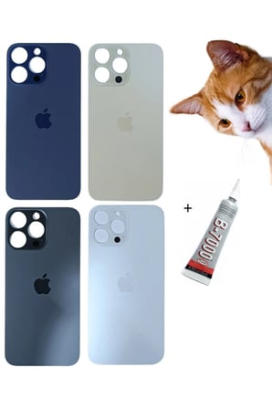 iPhone 14 PRO Arka Batarya Pil Kapağı ALTIN (B7000