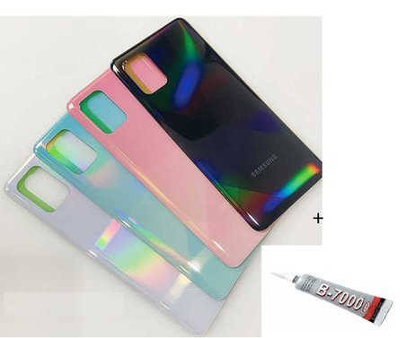 SAMSUNG A71 A715 Arka Batarya Pil Kapağı MAVİ (B70