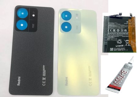 REDMİ 13C ARKA BATARYA KAPAĞI ,BATARYA VE B7000 YA