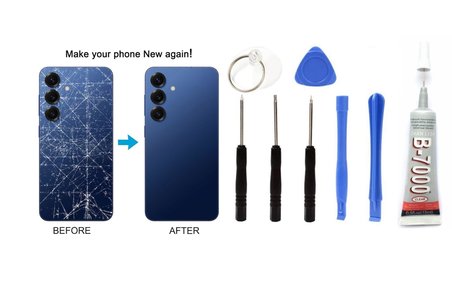 Samsung S25 Uyumlu Batarya Kapağı KAMERA LENSLİ (B
