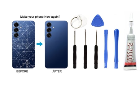 Samsung S25 Uyumlu Batarya Kapağı KAMERA LENSLİ (Y