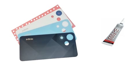 infinix HOT 30İ Uyumlu Batarya Kapağı (Beyaz) + B7