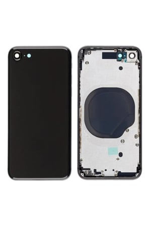 Iphone 8 Boş Kasa Kapak 8g Siyah Uyumlu