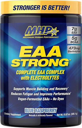 Maximum Human Performance Mhp Eaa Strong, Amino Acid  9 Essential Amino Acids, Bcaas, Electrolytes