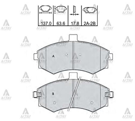 Maher 47 Fren Balata Elantra 01>03 Getz 08 Dızel Matrıx 06>11 Sonata 2.4 On
