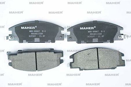 Maher 00067 Fren Balata TFR-24 TFR-54 Disk Ön 8944611550