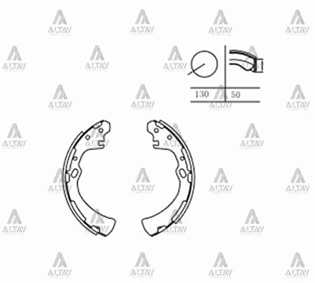 Maher 00152 Fren Balata Pickup 86-06 D-21 D-22 Pabuç Arka 4406008G25