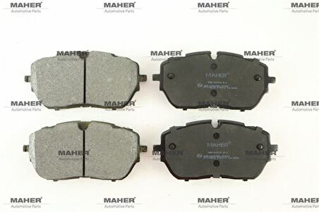 Maher 00519 Fren Balata 308 II 14 Yükseklik 72.6mm Ön 1612373080