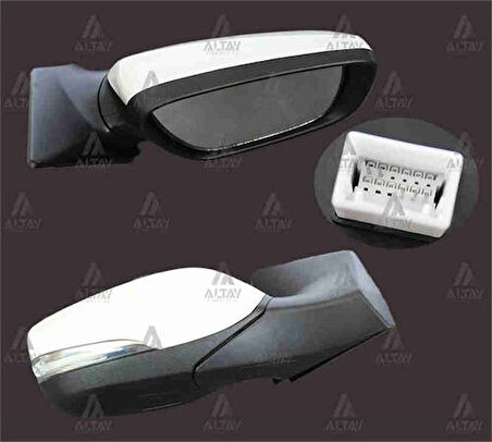Maher 02658 Ayna Diş Dikiz Elantra 11-16 Elektrikli Sinyalli Sağ 876203X170