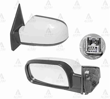 Maher 02725 Ayna Diş Dikiz Tucson 04-10 Elektrikli Sol 876102E510