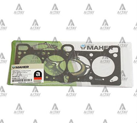Maher 3038 Silindir Kapak Contası Accent 03>06 Era 06>11 Elantra 01>07 1.6 Celık