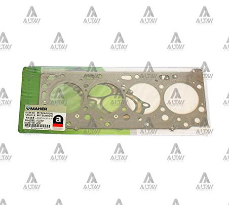 Maher 03111 Silindir Kapak Contası L-200 06 Çelik 0.95mm 1 Çentik 1005A205