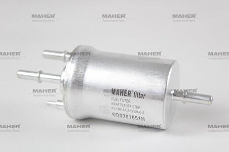 Maher 13413 Yakıt Filtresi Benzin Polo Cordoba Fabia 01 1.2-1.4 16V Bby-Bky-Bzg-Azq-Bme 3 Bar Subaplı 6Q0201051H