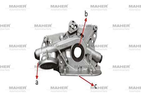 Maher 15116 Yağ Pompa Vectra B Astra F Astra G Omega B 94-05 X20XEV-C20Sel-X18Xe-X20XER Mot.No 14315276 Oval Tip Rn 646067