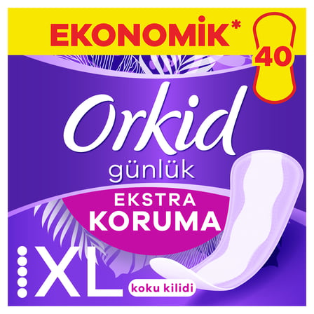 Orkid Günlük Ped Extra Uzun 40'lı