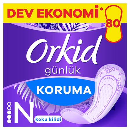 Orkid Günlük Koruma Süper Ekonomik Normal 80'li