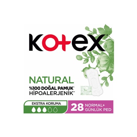 Kotex Natural Normal Günlük Ped 28'li