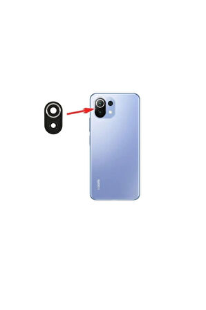 Xiaomi Mi 11 Lite Uyumlu Kamera Camı