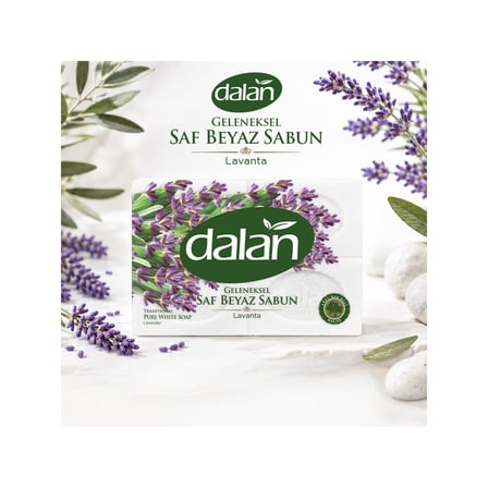 Dalan Banyo Sabunu Beyaz Lavanta 4X150 G