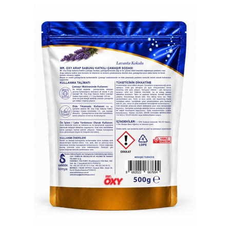 Mr.Oxy Süpersoda Arap Sabunlu Çamaşır Sodası 500 G
