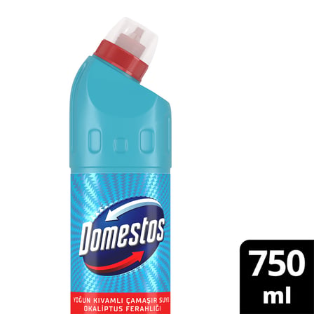 Domestos Yoğun Kıvamlı Çamaşır Suyu Okaliptüs Ferahlığı 750 Ml