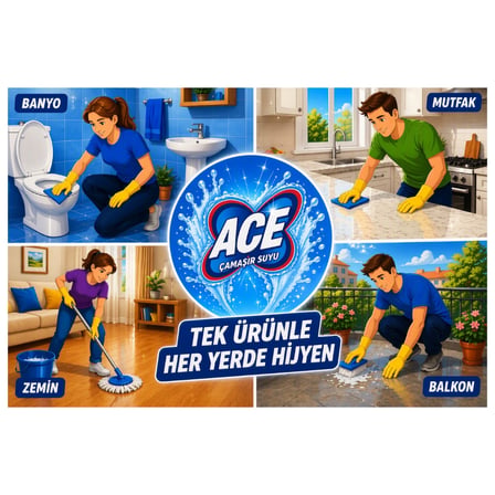 Ace Çamaşır Suyu Klasik 2 L
