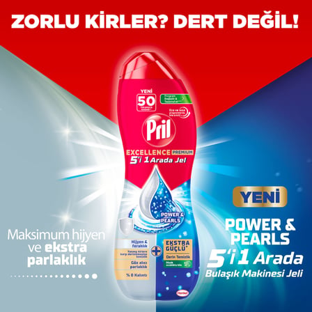 Pril Excellence 5i1 Arada Hijyen Jel 900 Ml