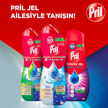 Pril Excellence 5i1 Arada Hijyen Jel 900 Ml