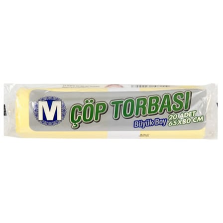 Migros Ekonomik Çöp Torbası Büyük Boy 20 Adet