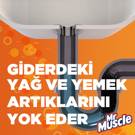 Mr. Muscle Jel Lavabo Açıcı Mutfak 500 Ml