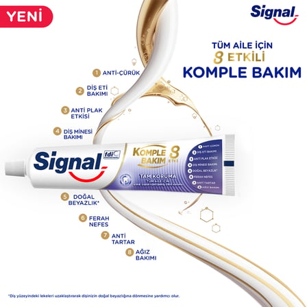 Signal Komple Bakım 8 Etki Tam Koruma Diş Macunu 75Ml