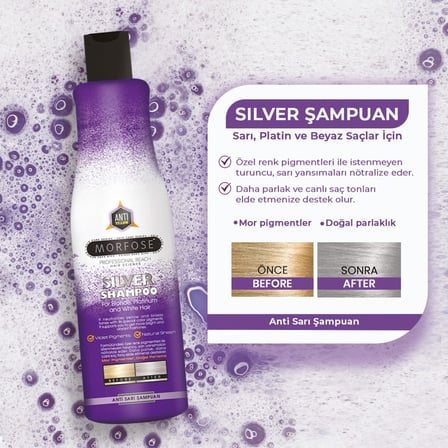 Morfose Gümüş Yansıma Silver Mor Şampuan 500 Ml