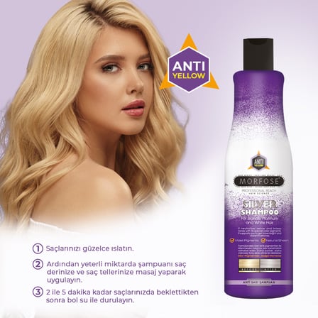 Morfose Gümüş Yansıma Silver Mor Şampuan 500 Ml