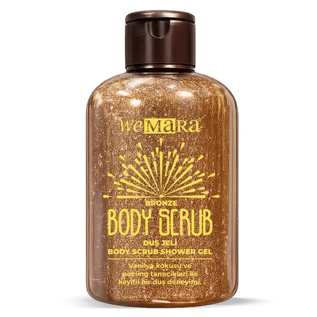 Wemara Body Scrub Duş Jeli Bronz 500 Ml
