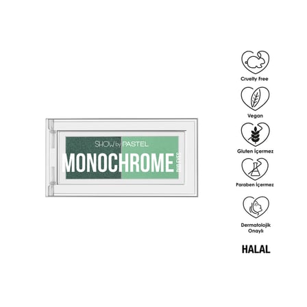 Show By Pastel Monochrome Duo Eyes - İkili Far Paleti 31 Emerald Dust