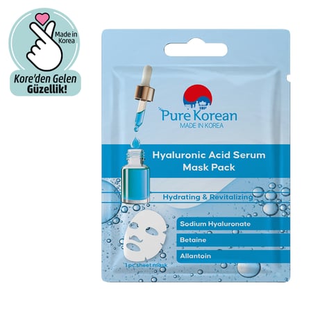 Pure Korean Hyaluronic Acid Serum Maske